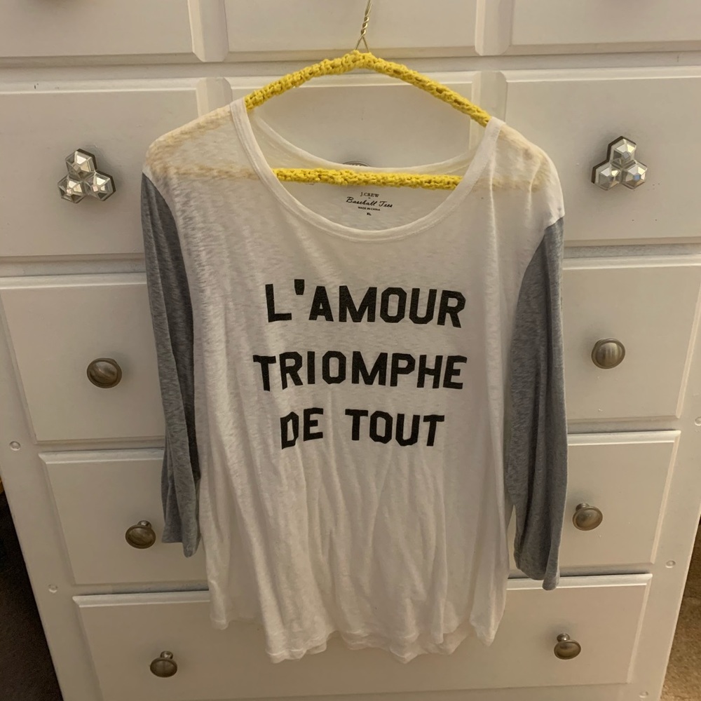 Jcrew baseball tee